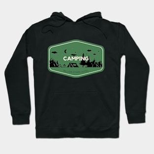 camping billion stars hotel Hoodie